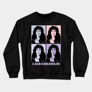 Laura Branigan 1980s Pop Art Crewneck Sweatshirt